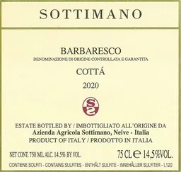 Barbaresco Cotta