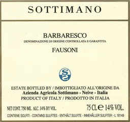 Barbaresco Fausoni