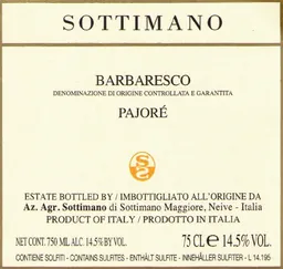 Sottimano Barbaresco Pajore