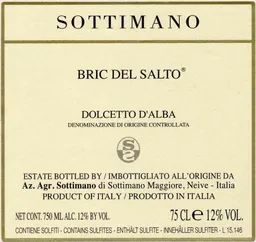 Dolcetto d'Alba Bric del Salto