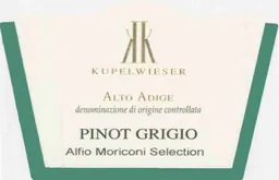 Alfio Moriconi Selection Kupelwieser Pinot Grigio
