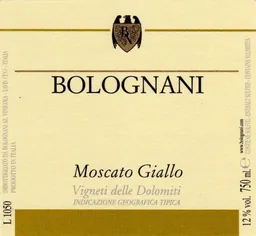 Bolognani Trentino Moscato Giallo