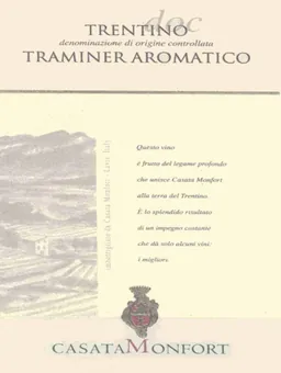 Trentino Traminer Aromatico