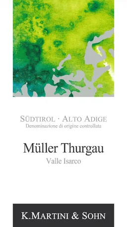 K. Martini & Sohn Alto Adige Valle Isarco Muller Thurgau
