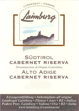 Alto Adige Sass Roa Riserva Cabernet Sauvignon