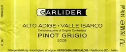 Valle Isarco Pinot Grigio