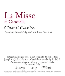 Azienda Agricola Candialle Candialle Chianti Classico La Misse di Candialle