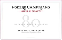 Campriano Alta Della Valle Greve Sangiovese