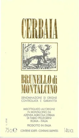 Cerbaia Brunello di Montalcino