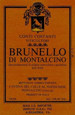 Conti Costanti Brunello di Montalcino