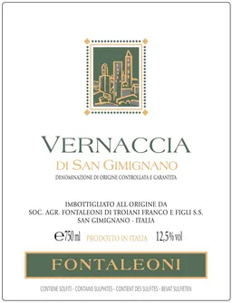 Vernaccia Di San Gimignano