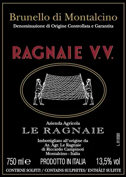 Le Ragnaie Ragnaie Vigna Vecchia Brunello di Montalcino