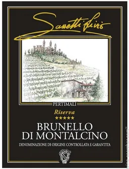 Livio Sassetti Brunello di Montalcino Pertimali Riserva