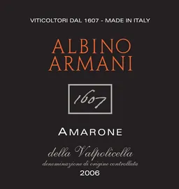 Albino Armani Amarone della Valpolicella