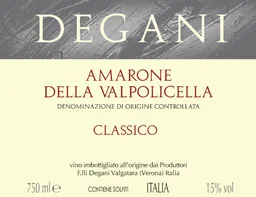 Azienda Agricola Degani Degani Amarone della Valpolicella Classico