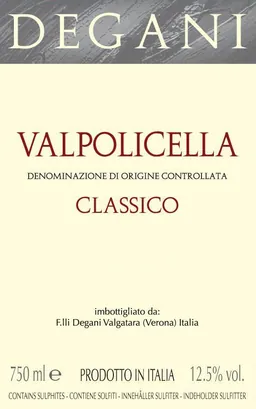 Azienda Agricola Degani Degani Valpolicella Classico