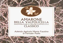 Azienda Agricola Monte Faustino Amarone della Valpolicella Classico
