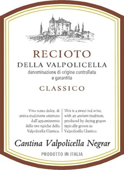 Cantina di Negrar Recioto della Valpolicella Classico