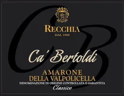Amarone della Valpolicella Ca'Bertoldi