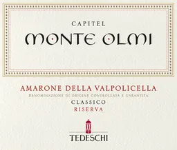Capitel Monte Olmi Amarone della Valpolicella Classico Riserva