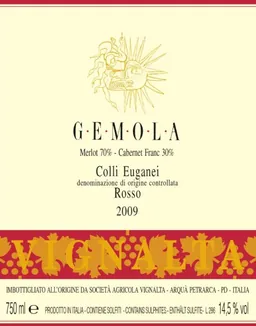 Colli Euganei Gemola Rosso