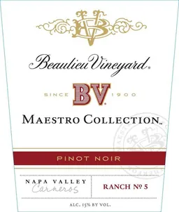 BV Maestro Collection Ranch No. 5 Pinot Noir