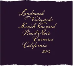 Landmark Kosich Vineyard Carneros Pinot Noir
