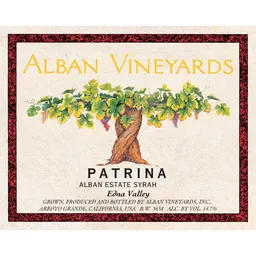 Alban Patrina  Estate Syrah