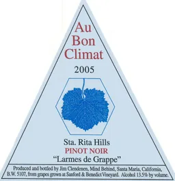 Au Bon Climat Larmes De Grappe Pinot Noir