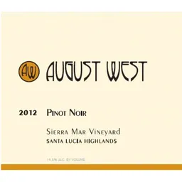 August West Sierra Mar Pinot Noir
