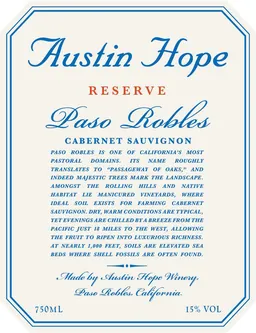 Reserve Cabernet Sauvignon