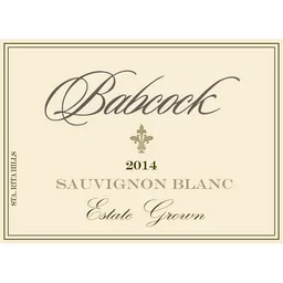Babcock Winery and Vineyards Estate Grown Sauvignon Blanc