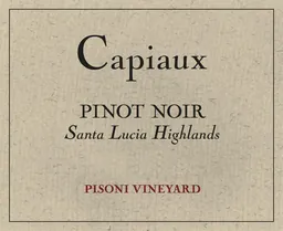 Capiaux Cellars Pisoni Vineyard Pinot Noir