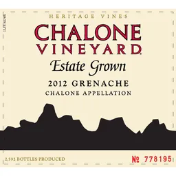 Chalone Vineyard Grenache