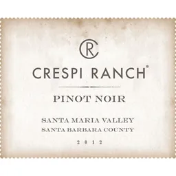 Crespi Ranch Santa Maria Valley Pinot Noir