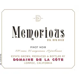 Memorious Pinot Noir