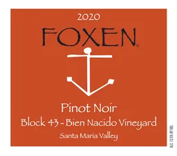 Foxen Block 43 Bien Nacido Vineyard Pinot Noir