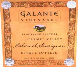 Galante Vineyards Blackjack Pasture Cabernet Sauvignon
