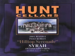 Hilltop Serenade Reserve Syrah