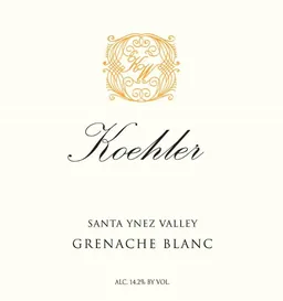 Koehler Winery Grenache Blanc