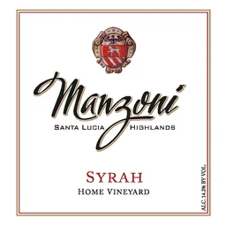 Manzoni Home Vineyard Syrah