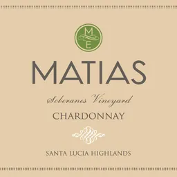 Matias Wines Santa Lucia Highlands Soberanes Vineyard Chardonnay