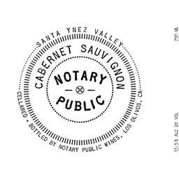 Notary Public Santa Ynez Valley Cabernet Sauvignon