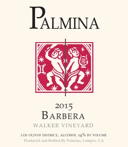 Palmina Walker Vineyard Barbera