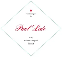 Paul Lato Wines Cinematique Larner Vineyard Syrah