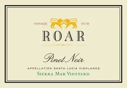 Roar Sierra Mar Vineyard Pinot Noir