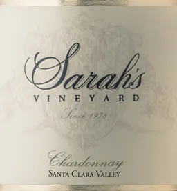 Sarah's Vineyard Santa Clara Valley Chardonnay