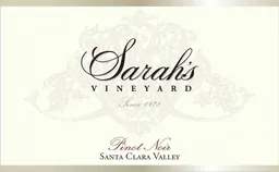 Sarah's Vineyard Santa Clara Valley Pinot Noir