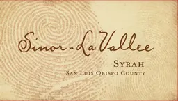 Sinor-LaVallee San Luis Obispo Syrah