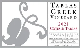 Tablas Creek Vineyard Cotes de Tablas Rouge